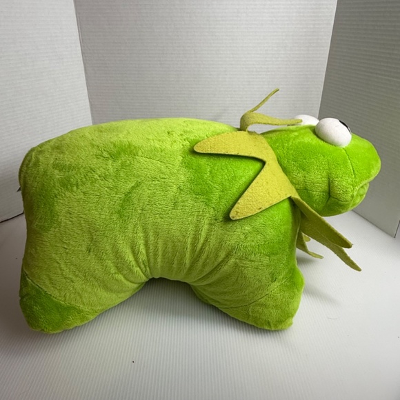 Disney Kermit the Frog Pillow Pets PREMIUM 18" Plush Stuffed Muppets 2011 Rare - Picture 5 of 9